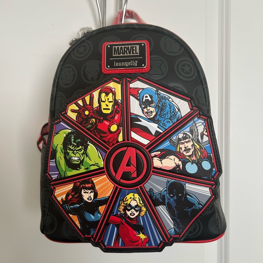 Marvel Black and Red Mini Backpack